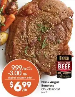 Pick'n Save Black Angus Boneless Chuck Roast offer