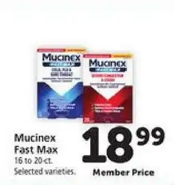 Safeway Mucinex Fast-Max offer