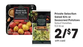 Private Selection Salad Kits or Seasoned Potatoes