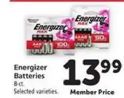Safeway Energizer Batteries offer