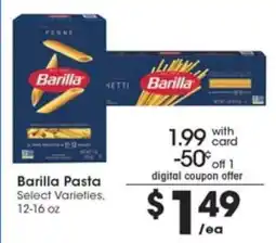 Pick'n Save Barilla Pasta offer