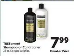 Safeway Tresemme Shampoo or Conditioner offer