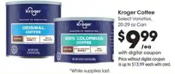 Pick'n Save Kroger Coffee offer