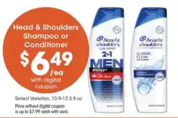 Pick'n Save Head & Shoulders Shampoo or Conditioner offer