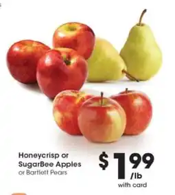 Pick'n Save Honeycrisp or SugarBee Apples or Bartlett Pears offer