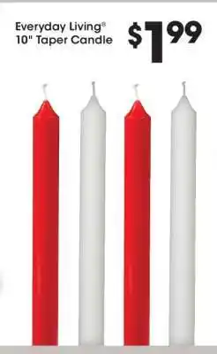 Kroger Everyday Living 10 Taper Candle offer