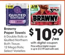 Pick'n Save Brawny Paper Towels offer