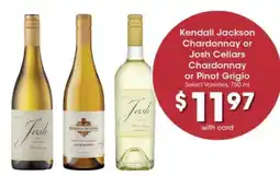 Pick'n Save Kendall Jackson Chardonnay or Josh Cellars Chardonnay or Pinot Grigio offer