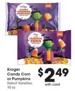 Pick'n Save Kroger Candy Corn or Pumpkins offer