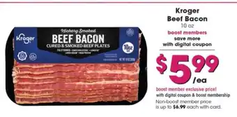 Kroger Beef Bacon