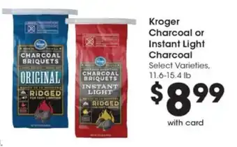 Pick'n Save Kroger Charcoal or Instant Light Charcoal offer