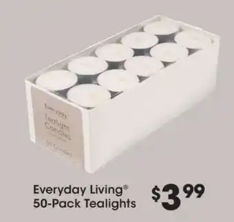 Everyday Living 50-Pack Tealights