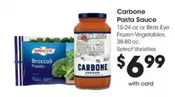 Kroger Carbone Pasta Sauce offer