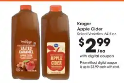 Kroger Kroger Apple Cider offer