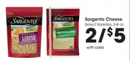 Kroger Sargento Cheese offer
