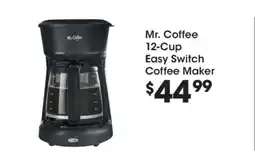 Kroger Mr. Coffee 12-Cup Easy Switch Coffee Maker offer