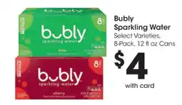 Kroger Bubly Sparkling Water offer
