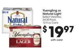 Kroger Yuengling or Natural Light offer