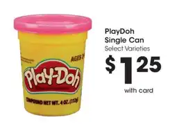Kroger Playdoh Single Can offer
