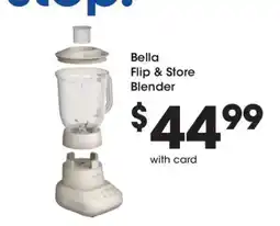 Kroger Bella Flip & Store Blender offer