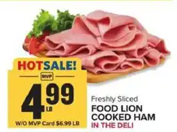 Food Lion FOOD LION COOKED HAM offer