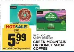 Food Lion Green Mountain or Donut Shop Coffee offer