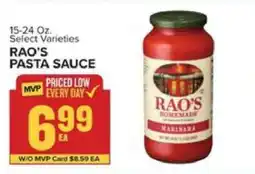 Food Lion Rao's Pasta Sauce offer