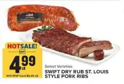 Food Lion Swift Dry Rub St. Louis Style Pork Ribs offer