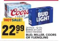 Food Lion Bud, Miller, Coors or Yuengling offer