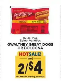 Food Lion GWALTNEY GREAT DOGS OR BOLOGNA offer