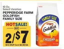 Food Lion Pepperidge Farm Goldfish Family Size offer