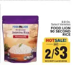 Food Lion FOOD LION 90 SECOND RICE offer