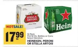 Food Lion Heineken, Peroni, or Stella Artois offer