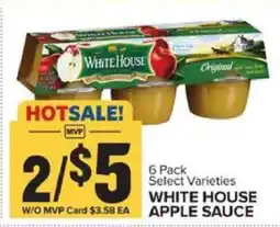 Food Lion WHITE HOUSE APPLE SAUCE offer