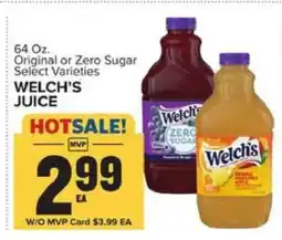 Food Lion Welch's Juice offer