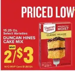 Food Lion Duncan Hines Cake Mix offer