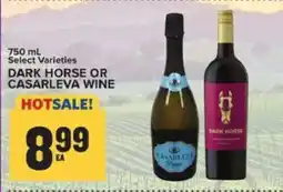 Food Lion Dark Horse or Casarleva Wine offer