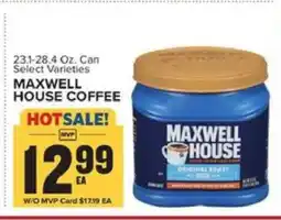 Food Lion Maxwell House Coffee offer