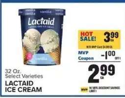Food Lion Lactaid Ice Cream offer