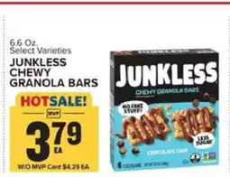 Food Lion JUNKLESS Chewy Granola Bars offer