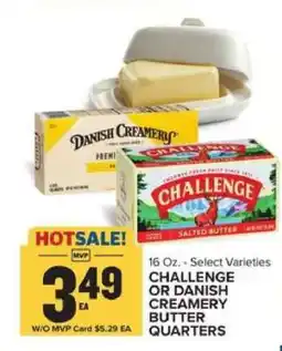 Food Lion Challenge or Danish Creamery Butter Quarters offer