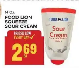 Food Lion FOOD LION SQUEEZE SOUR CREAM offer