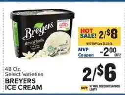 Food Lion Breyers Ice Cream offer