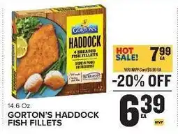 Food Lion Gorton's Haddock Fish Fillets offer