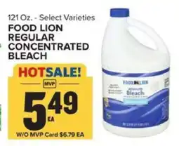 Food Lion FOOD LION REGULAR CONCENTRATED BLEACH offer