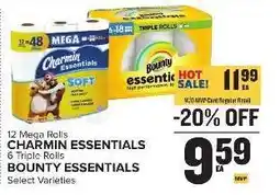 Food Lion Charmin Essentials & Bounty Essentials offer