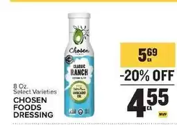 Food Lion Chosen Foods Dressing offer