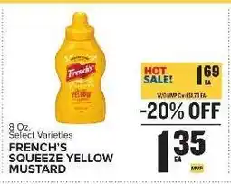 Food Lion FRENCH'S SQUEEZE YELLOW MUSTARD offer