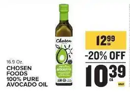 Food Lion CHOSEN FOODS 100% PURE AVOCADO OIL offer