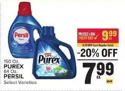 Food Lion Purex/Persil Detergent offer